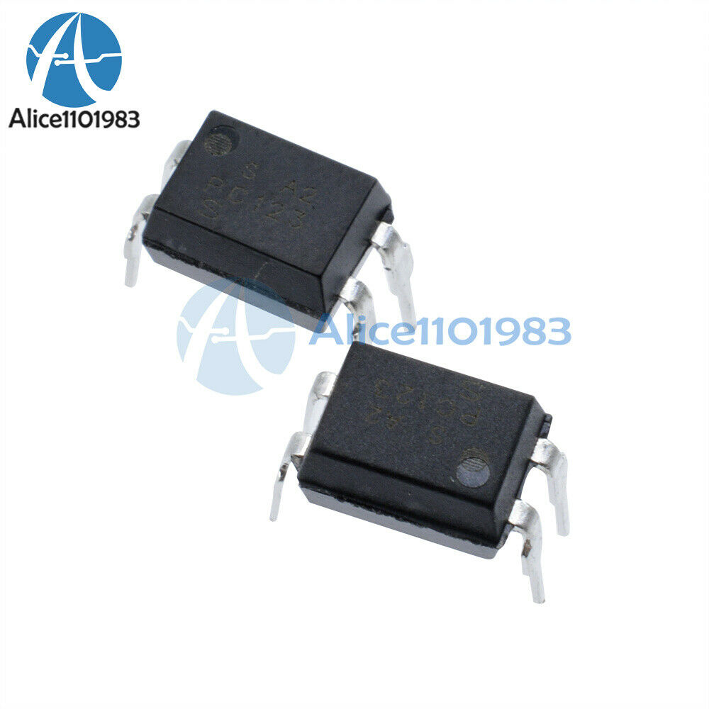 30PCS PC123 DIP-4 Optoisolator Photocoupler Optocoupler Triac Driver IC