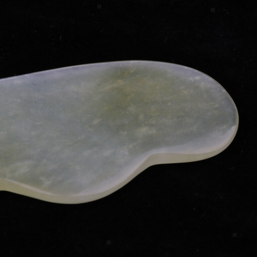 Hsiuyen Jade Gua Sha Tool, Natural Stone Guasha Board, Scraping Massage Tool