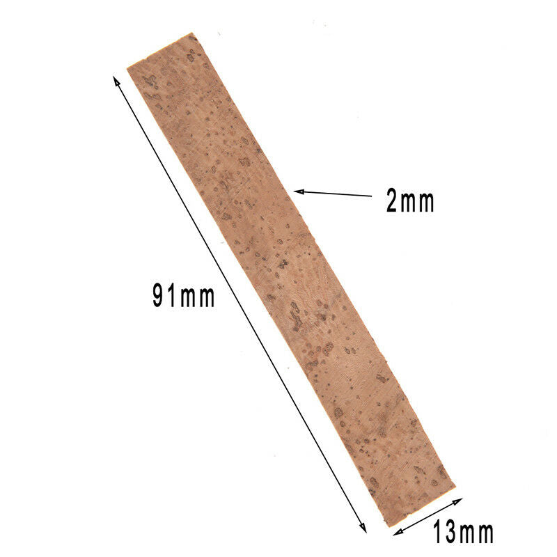 5pcs clarinet cork 91 x 13 x 2 mm cork sheets for saxophones musical acces.l8