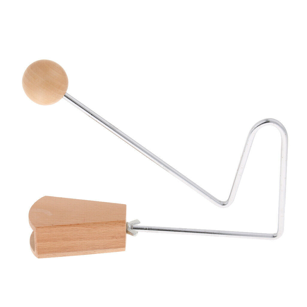1pc Wooden Clapper Percussion Instrument for Kids Musical Educational Toys
