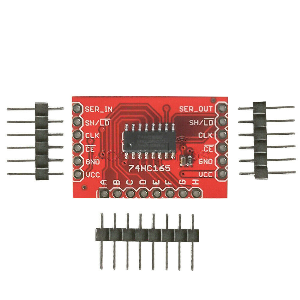 Shift-In Breakout Switch Register SN74HC165N Conversion Module Board Headform