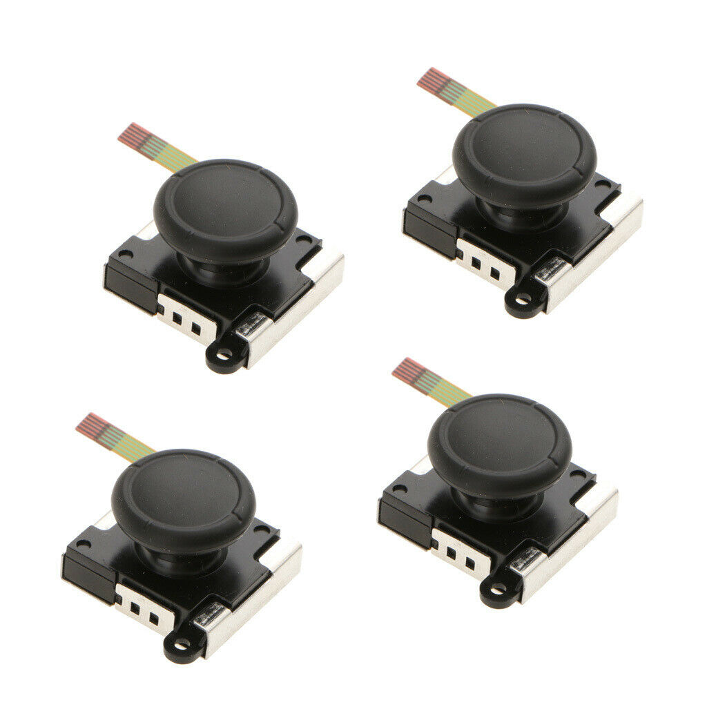 4PC L+R Analog Joystick Analog Rocker Thumb Stick Unit for Nintendo Switch