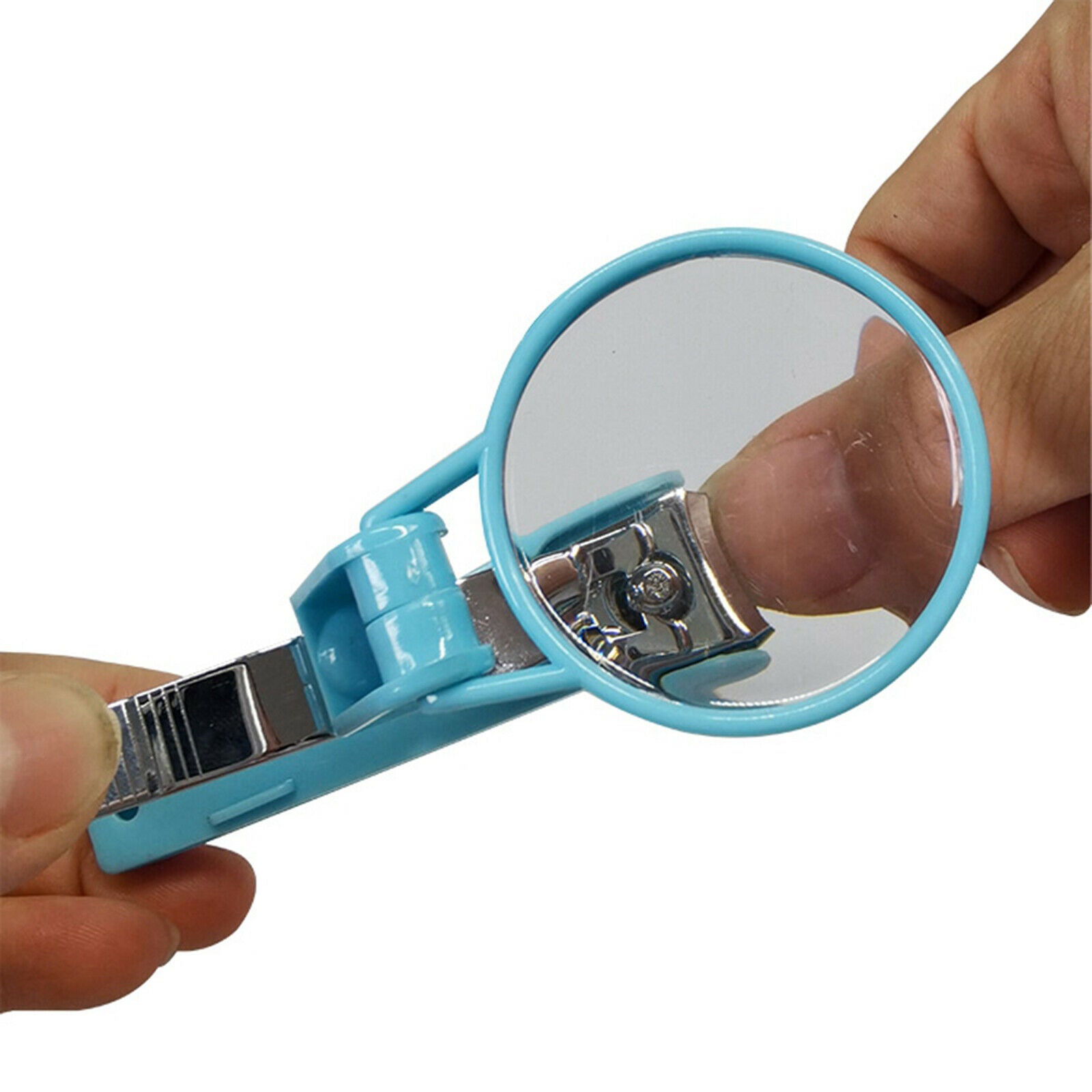 Professional Nail  Nail Cutter W/Magnifying Glass Nail File Manicure Tool