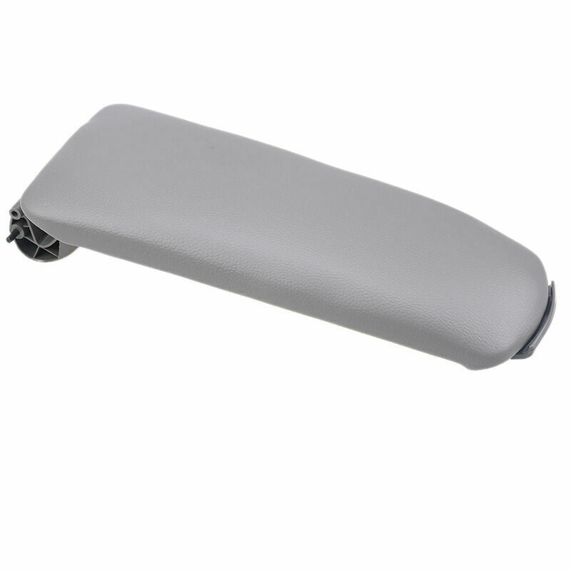 1pc Gray Center Console Armrest Cover Arm Relax Lid Fit Audi A4 B6 S4 2000-2008