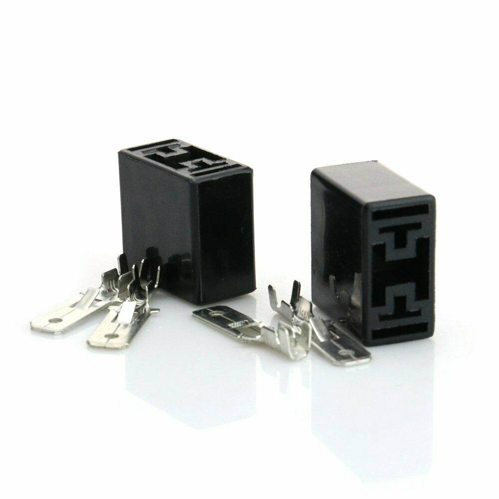 H7 Male HID Bulb Terminal Socket Waterproof Connector Adapter Plug w/pin 2pieces