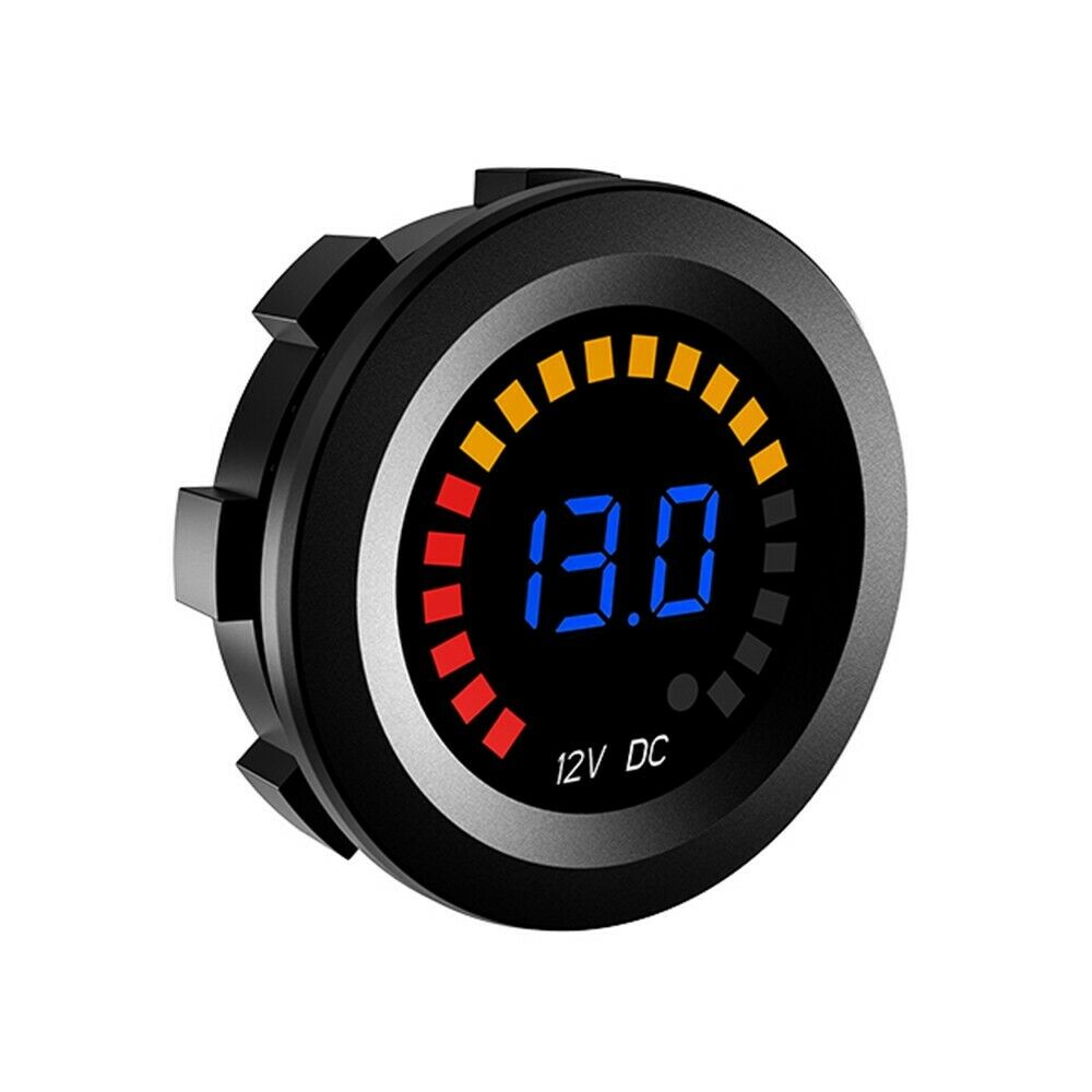 12V General Led Voltmeter Marine Part Replacement General Car Modified Voltmeter