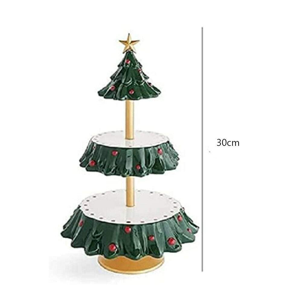 Christmas Snack Rack Christmas Tree Dessert Table Fruit Plate Holiday Party Tray
