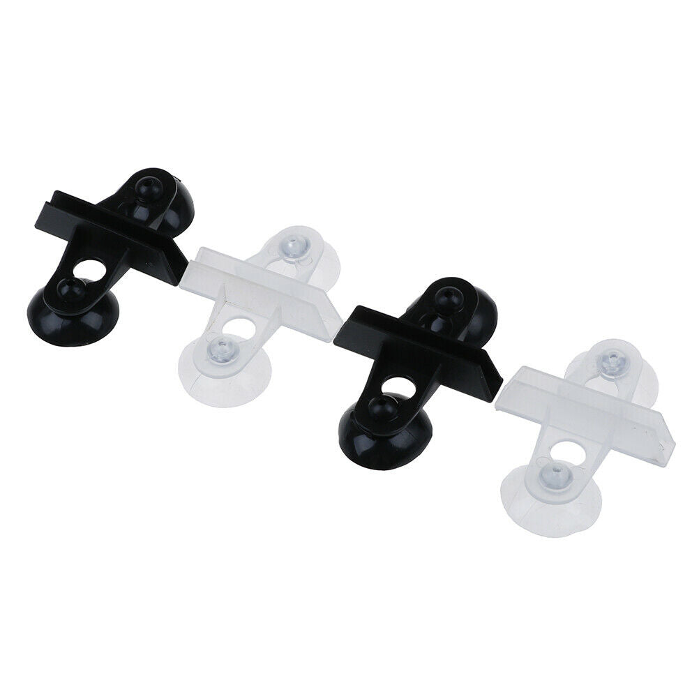 5pcs Aquarium Fish Tank Divider Suction Cup Divider Plastic Sheet Holder .l8