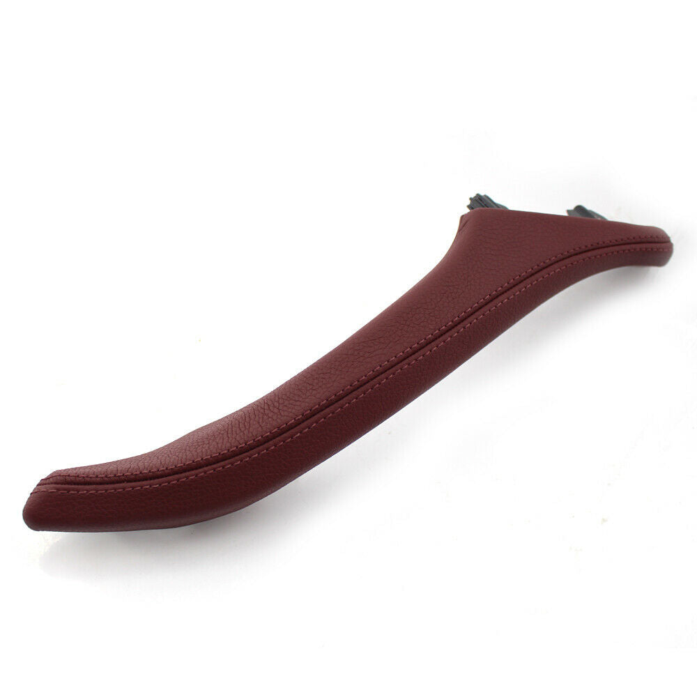 Brown Right+Left Car Inner Door Panel Handle Pull Trim Cover For BMW F10 F11 F18