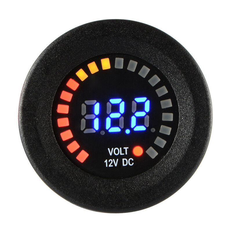 Durable Voltmeter Socket Anti-reverse Short Circuit Protecter for Car Motorcycle