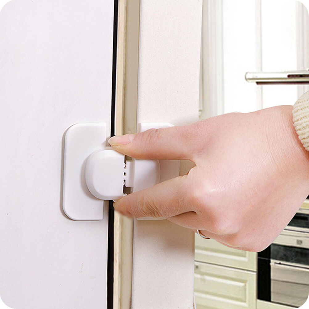 2x réfrigérateur congélateur porte serrure verrou loquet pour la sécuritéd.l8