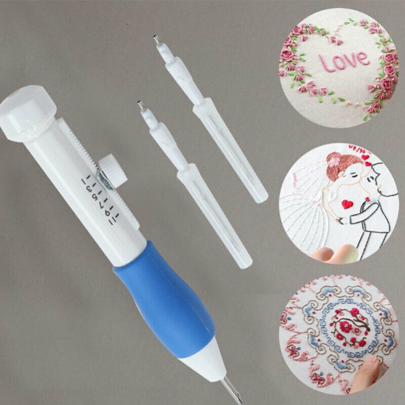 Embroidery Pen Magic Embroidery Pen DIY Crafts Magic Embroidery Interchan.l8
