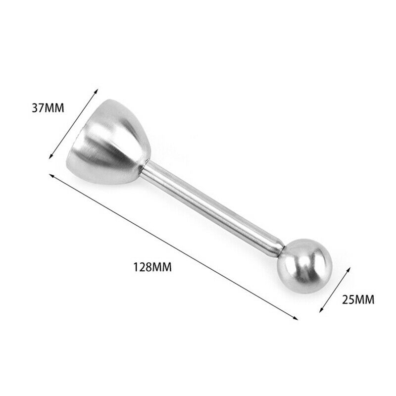 Stainless Steel Egg Topper Eggshell Cutter Egg Cracker For Soft Boiled Egg HN US