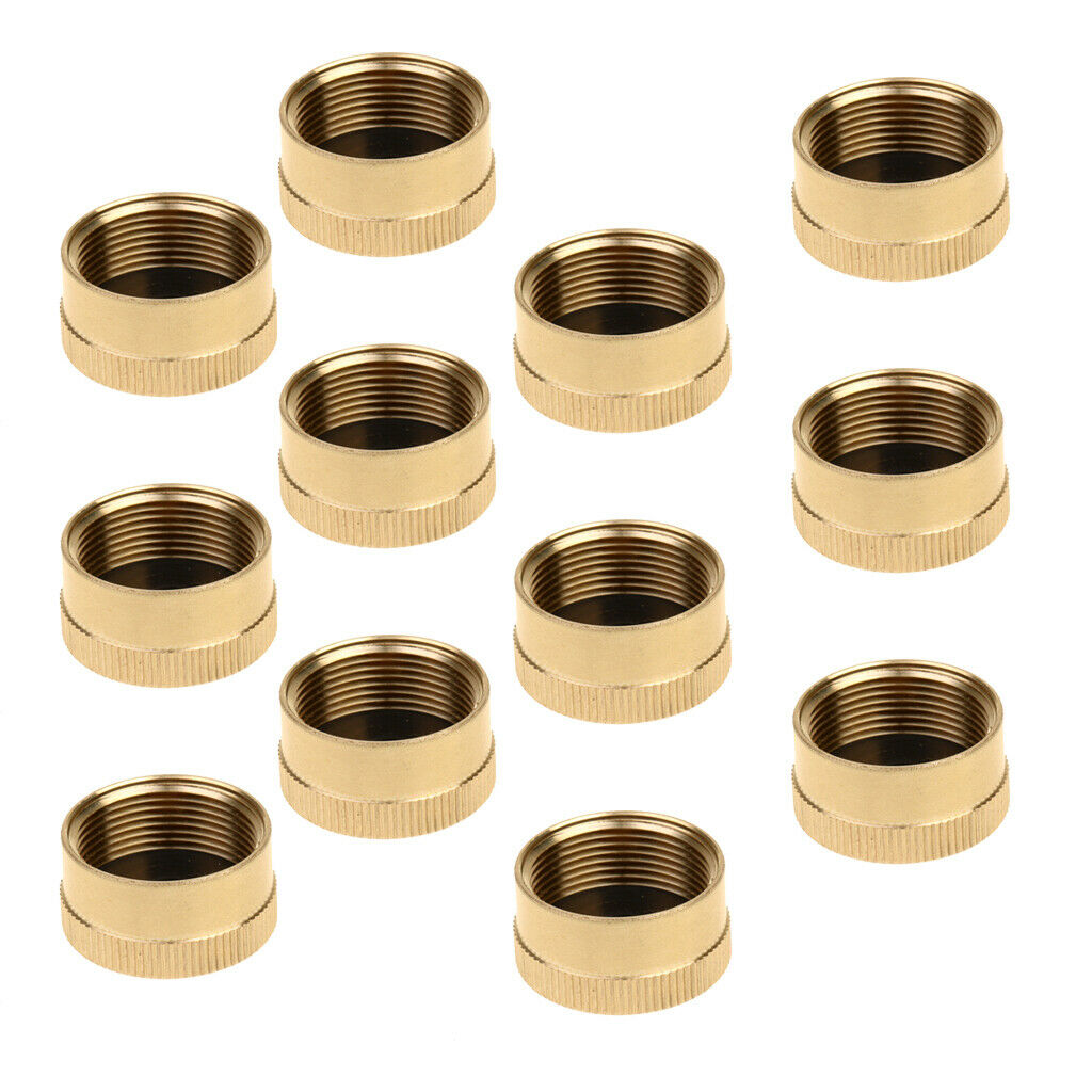 12 Pieces Made of Solid Brass Lids 1 Lb Bottle  Smaller