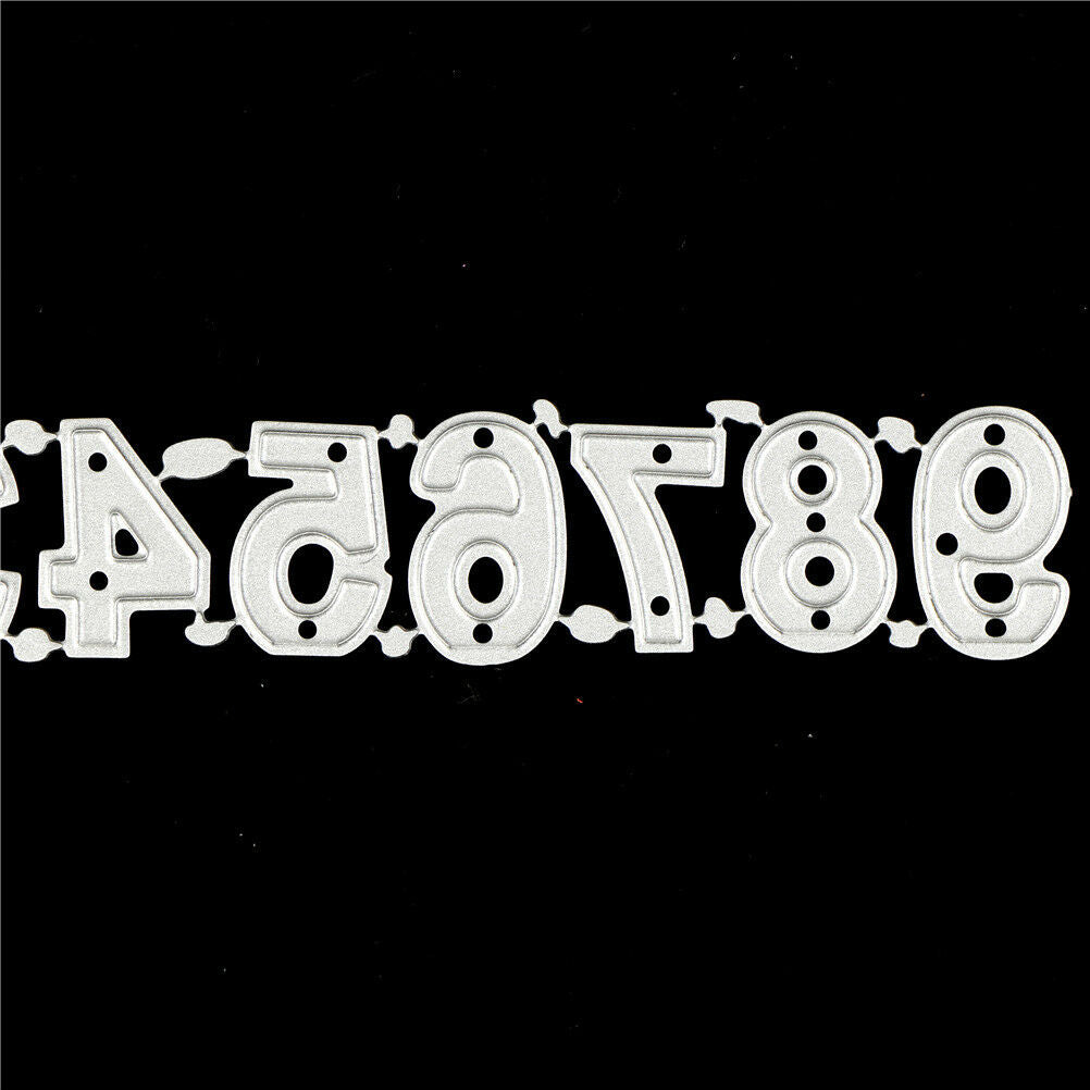 Number 0-9 Framed Cutting Dies Stencil Scrapbook Paper Cards Craft  DIY J.l8