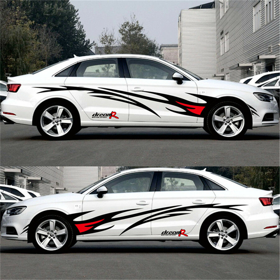 Car styling Flame Graphics design automobile accessories Car body decor Decals