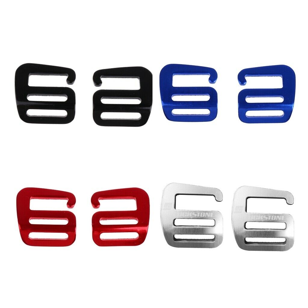 8 Pcs 1 Inch G Hook Outdoor Webbing Buckle