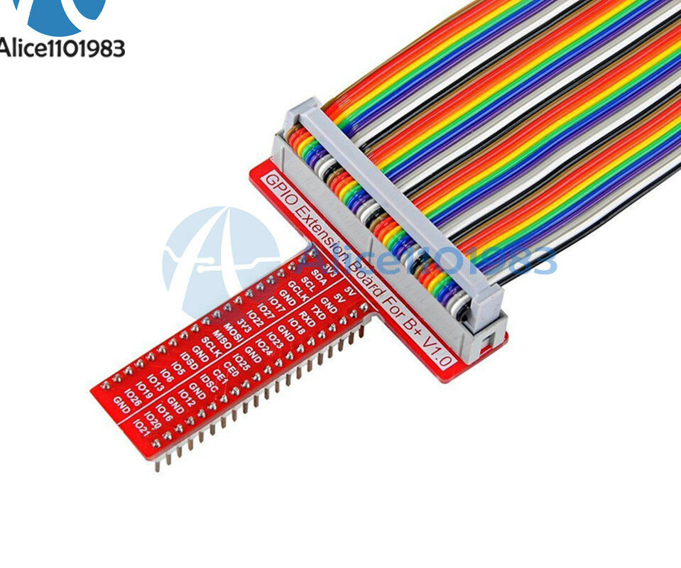 Raspberry Pi 2 B Kits T Type GPIO Extension Board+Breadboard+40Pin Rainbow Cable