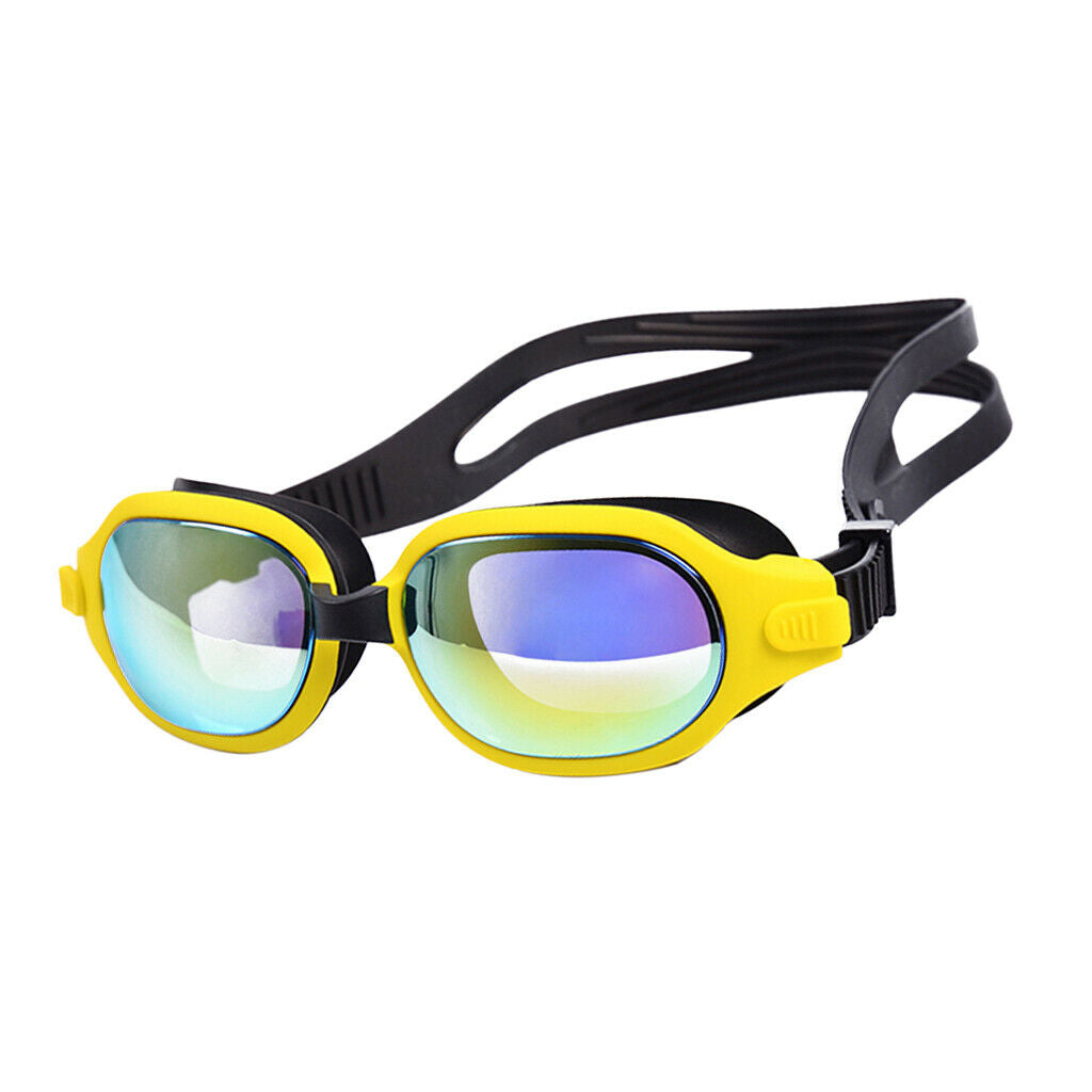 Anti Fog Swimming Goggles Waterproof UV Protection Polarized Glasses Yellow