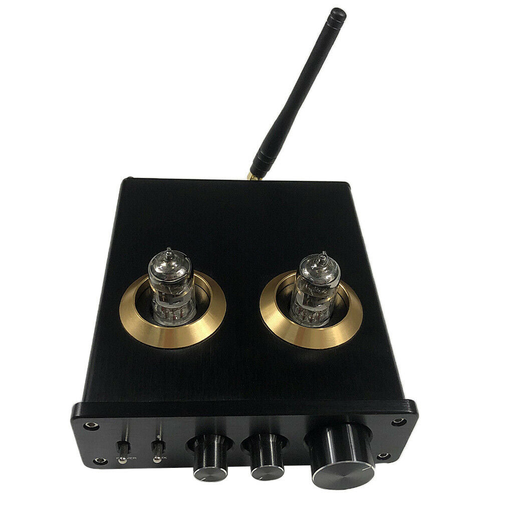 Audio HiFi Bluetooth 5.0 Vacuum Tube Preamp Preamplifier AMP RCA DC 12V 2A, New