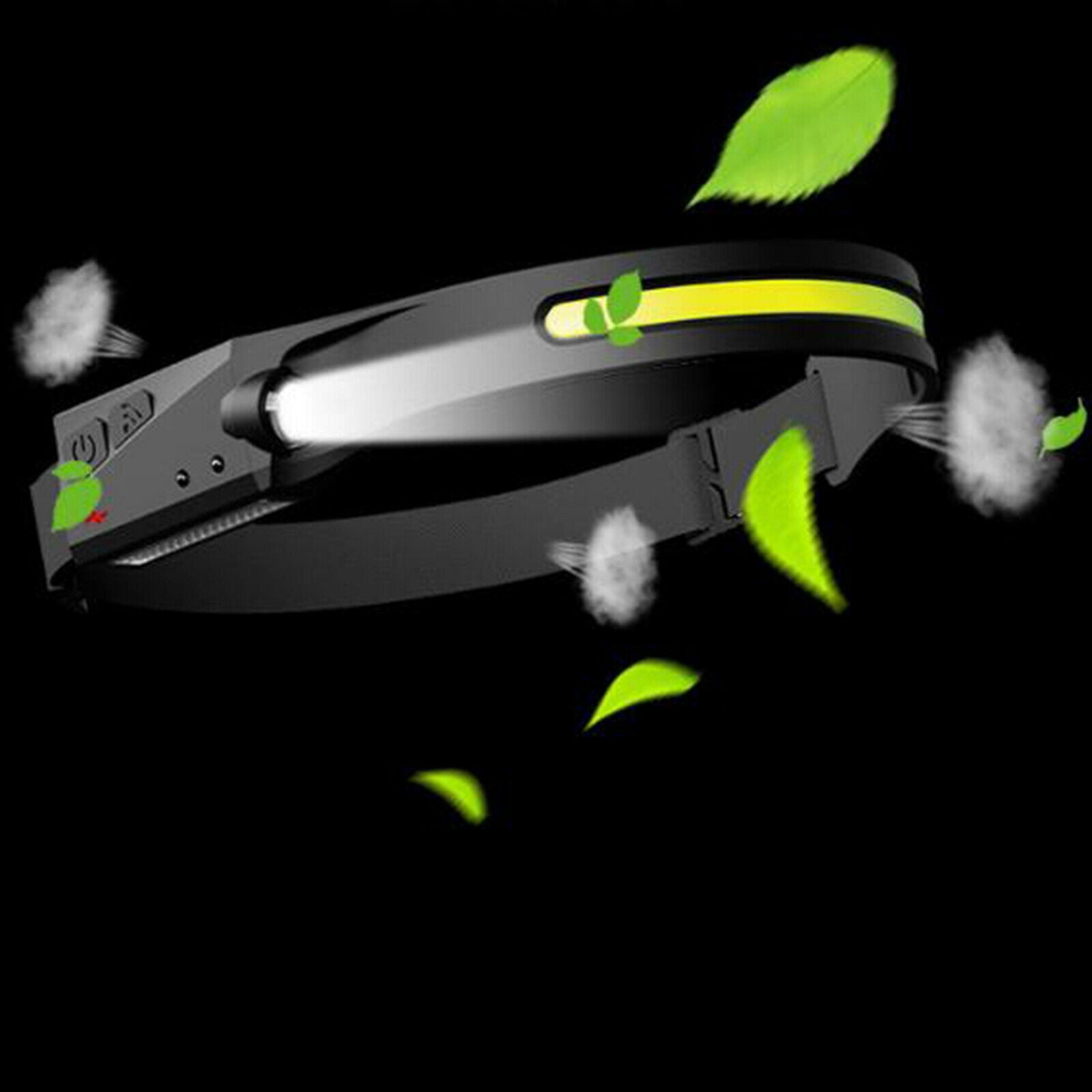 LED Multi-Functional Headlight Sensor Head-Mounted COB Outdoor Night Light