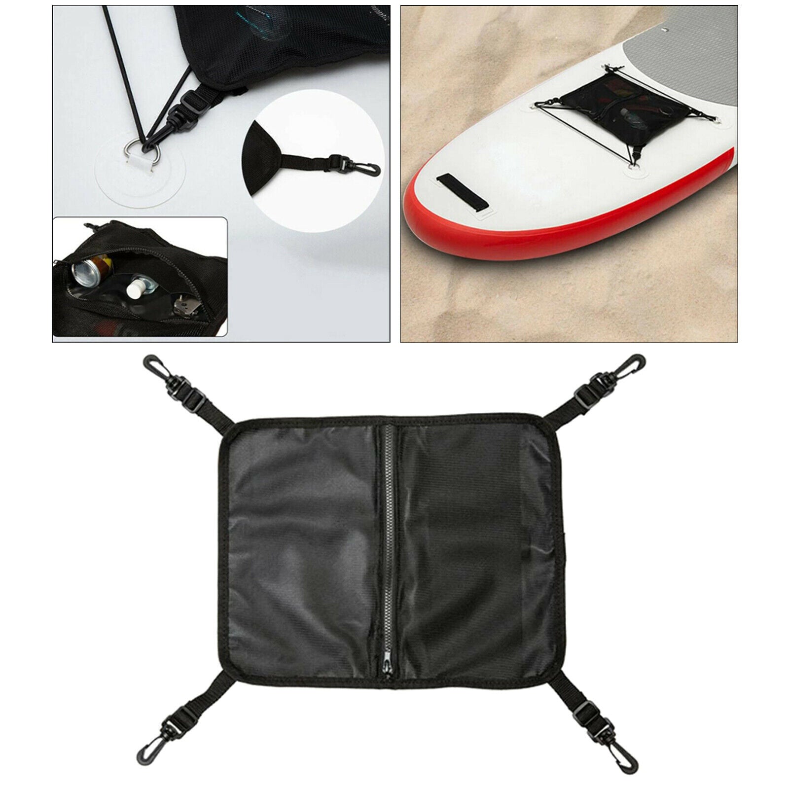 Portable Paddleboard Deck Bag Waterproof Storage Bag Pouch Canoe Accessories