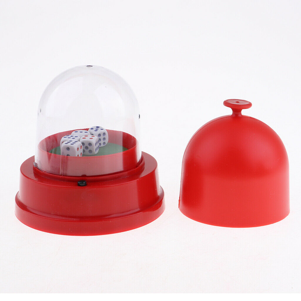 Sic Bo Traditional Gambling Dice Game w/ Automatic Dice Cup Travel Toys