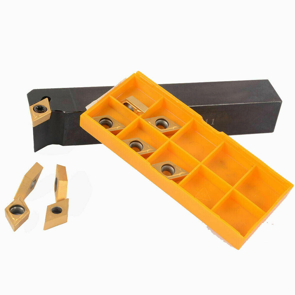 91° SDFCR2020K11 Lathe External Turning Tool Holder + DCMT11T304 BP010 inserts