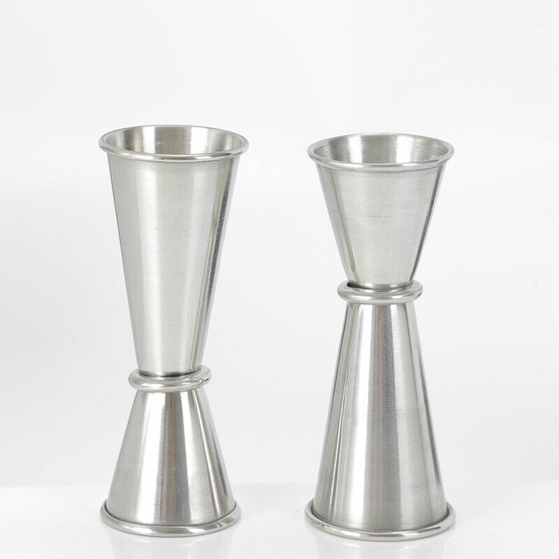 Stainless Steel Cocktail Measuring Jigger Double Measure Drink Bar Access.l8
