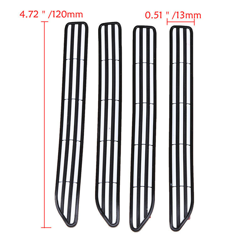 4PCS Car Door Edge Guard Anti-Scratch Protector Rubber Molding Strips Universial