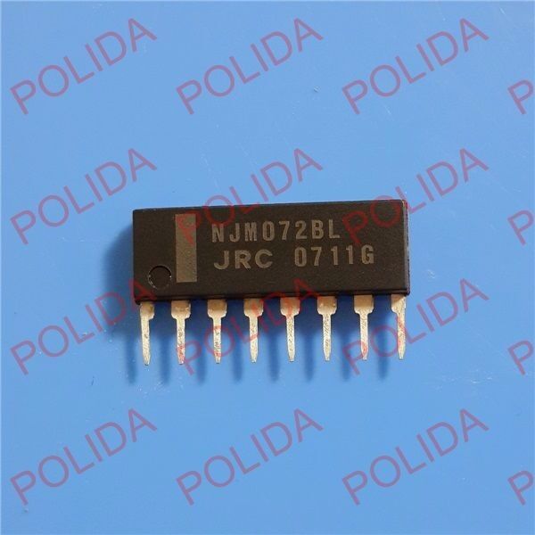 5PCS JFET OP AMP IC JRC SIP-8 NJM072BL JRC072BL 072BL