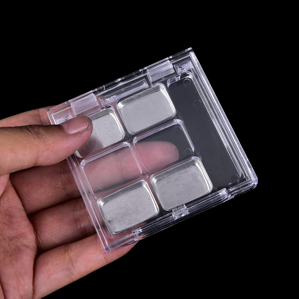 Empty 6Square Grid Eyeshadow Lipstick   Box Case Cosmetic Packing+Palett ouJ Ad