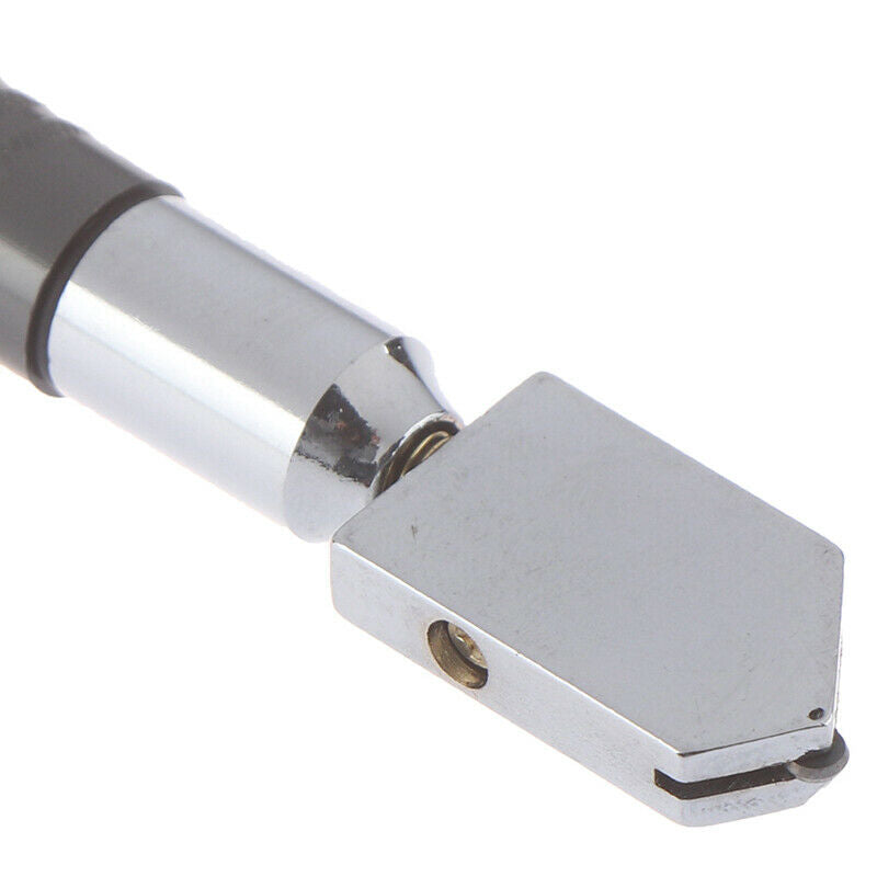 Diamond Antislip Metal Handle Steel Blade Oil Feed Glass Cutter Cutting ToolDEAU
