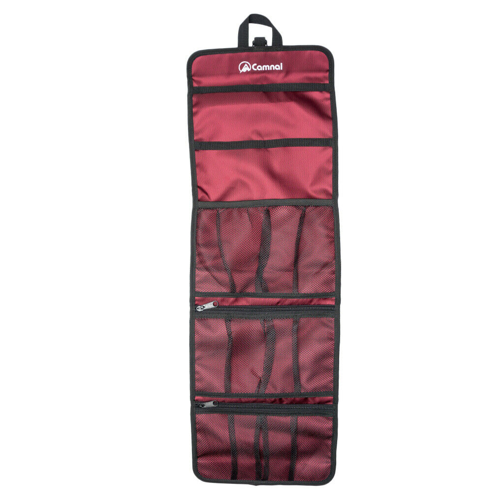 Rock Climbing Carabiner Storage Bag Hardware Buckle Holder Pouch Purple Red