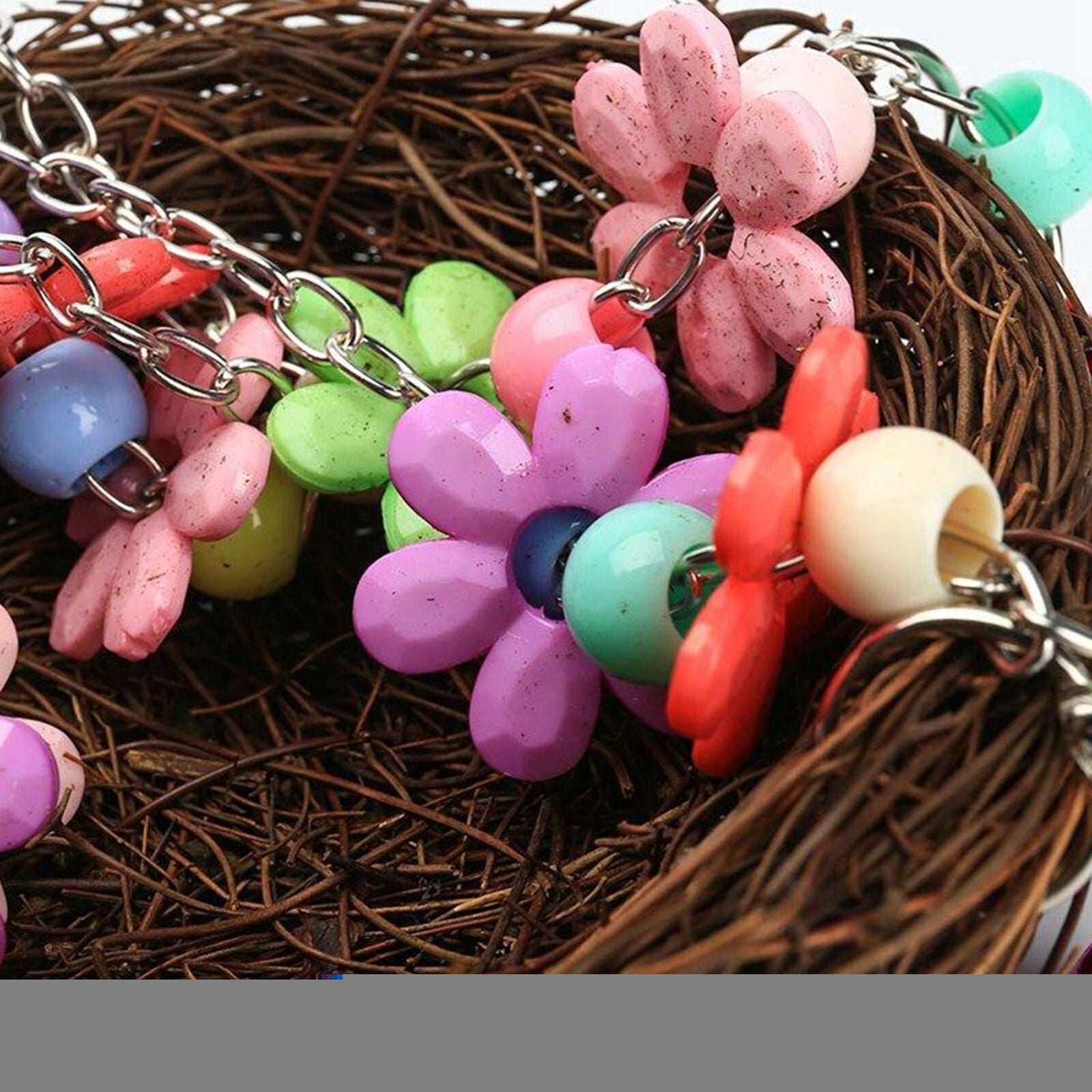 Parrot Bird Swing Hanging Chew Toys Parakeet Budgie Cockatiel Nest Hammock Gift