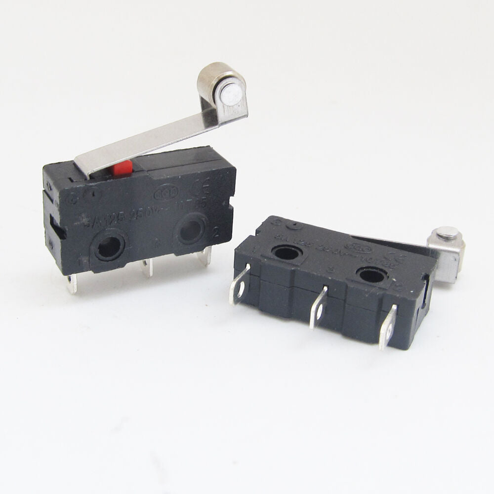 1pc Mini Micro Switch Metal Roller Lever Limit Switch N.O/N.C 5A 125V 20x10mm
