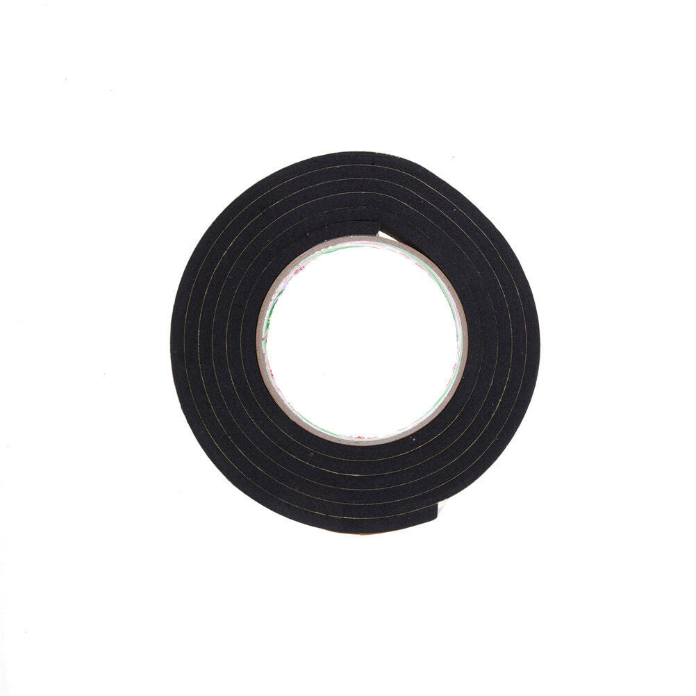 2M Black Single Side Self Adhesive Foam Tape Stickers 20mm Width x 5mm Thickn XC