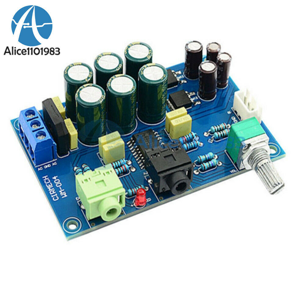 AC/DC 12V-24V TPA6120A2 TPA6120 Headphone Amplifier Board HIFI Headphone AMP