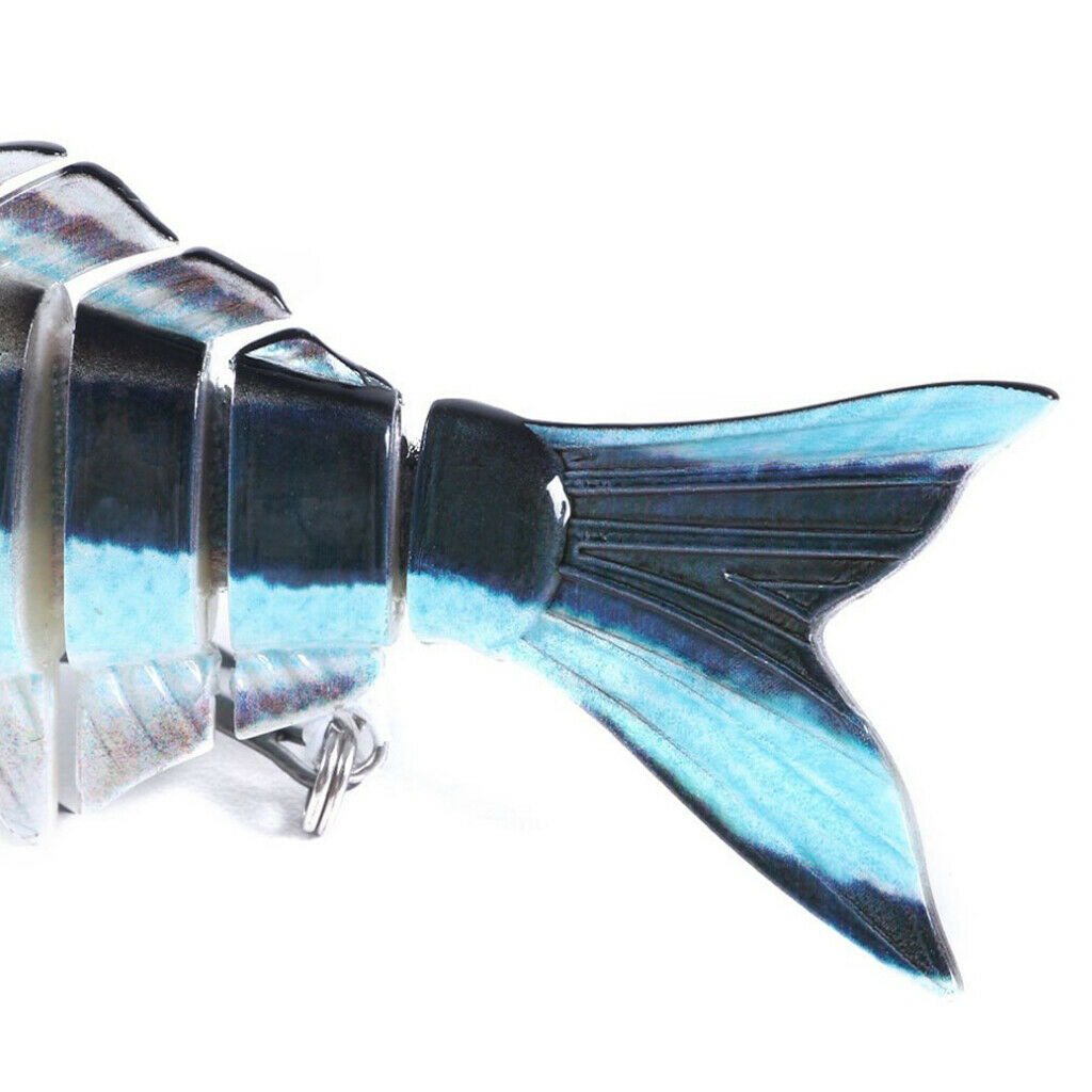 Multi Jointed Fishing Lure Bionic Bait Swimbait Lifelike Eel Tackle  Yellow