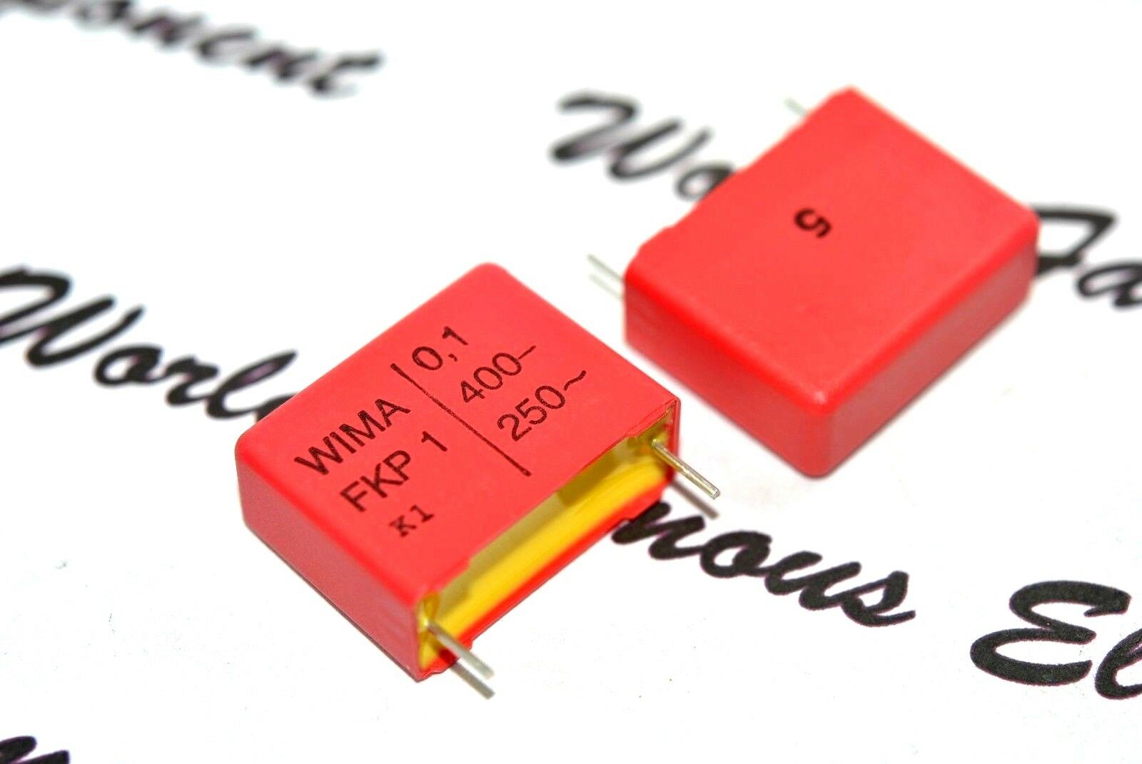 2pcs - WIMA FKP1 0.1uF 400V 5% pitch:22.5mm Capacitor FKP1G031005H00JSSD