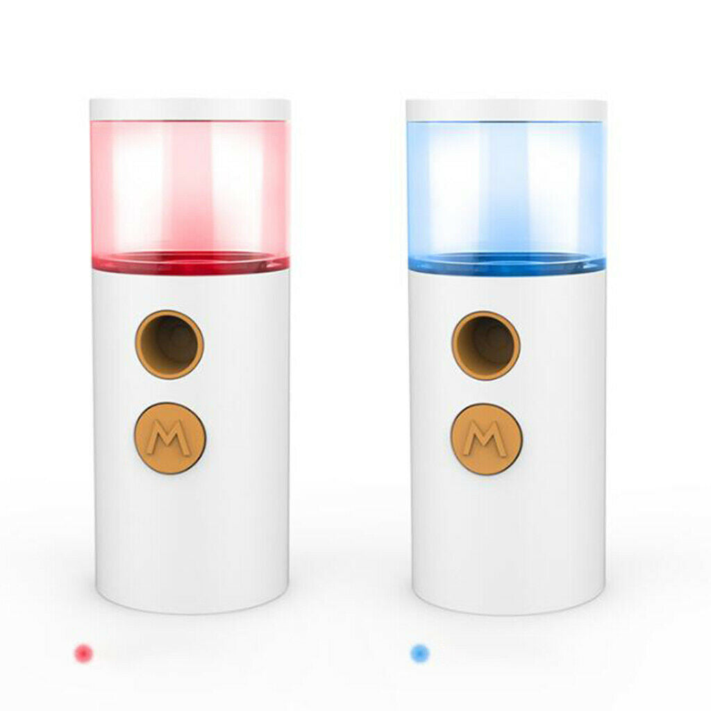 2pcs Ultrasonic Nano Facial Mister Face Mist Sprayer Face Moisturizing