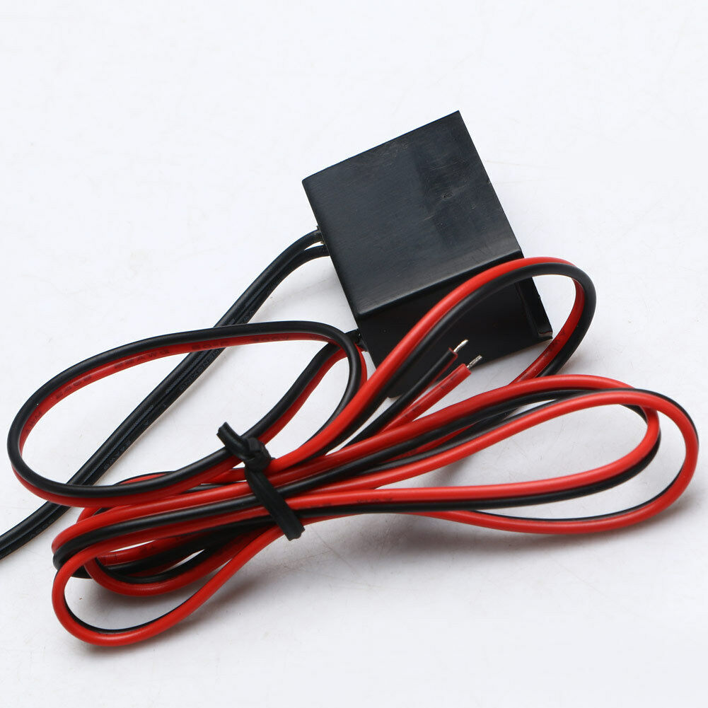 12V 1-5M Neon EL Wire Power Driver Controller Glow Cable Strip Light Inverter