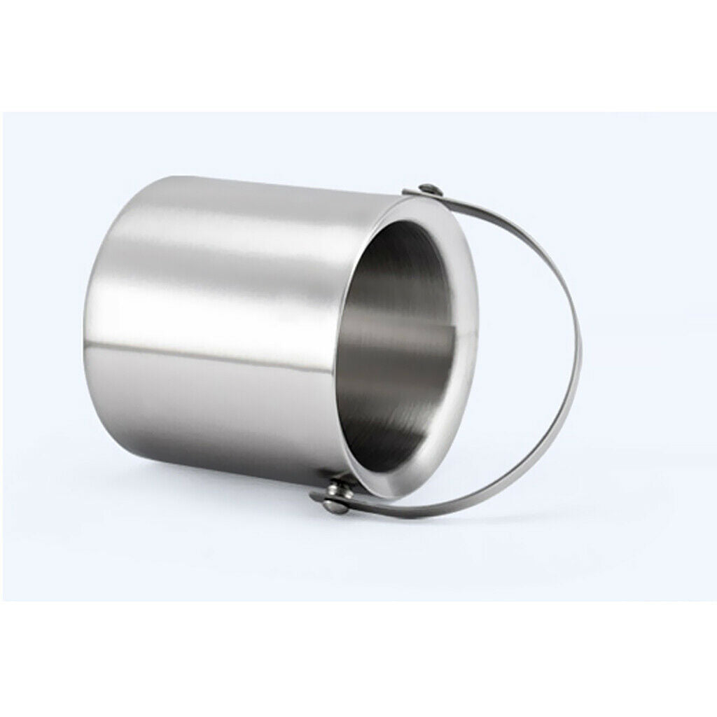 Stainless Steel Double Walled Insulated Ice Bucket Wine Cooler with Lid 3L