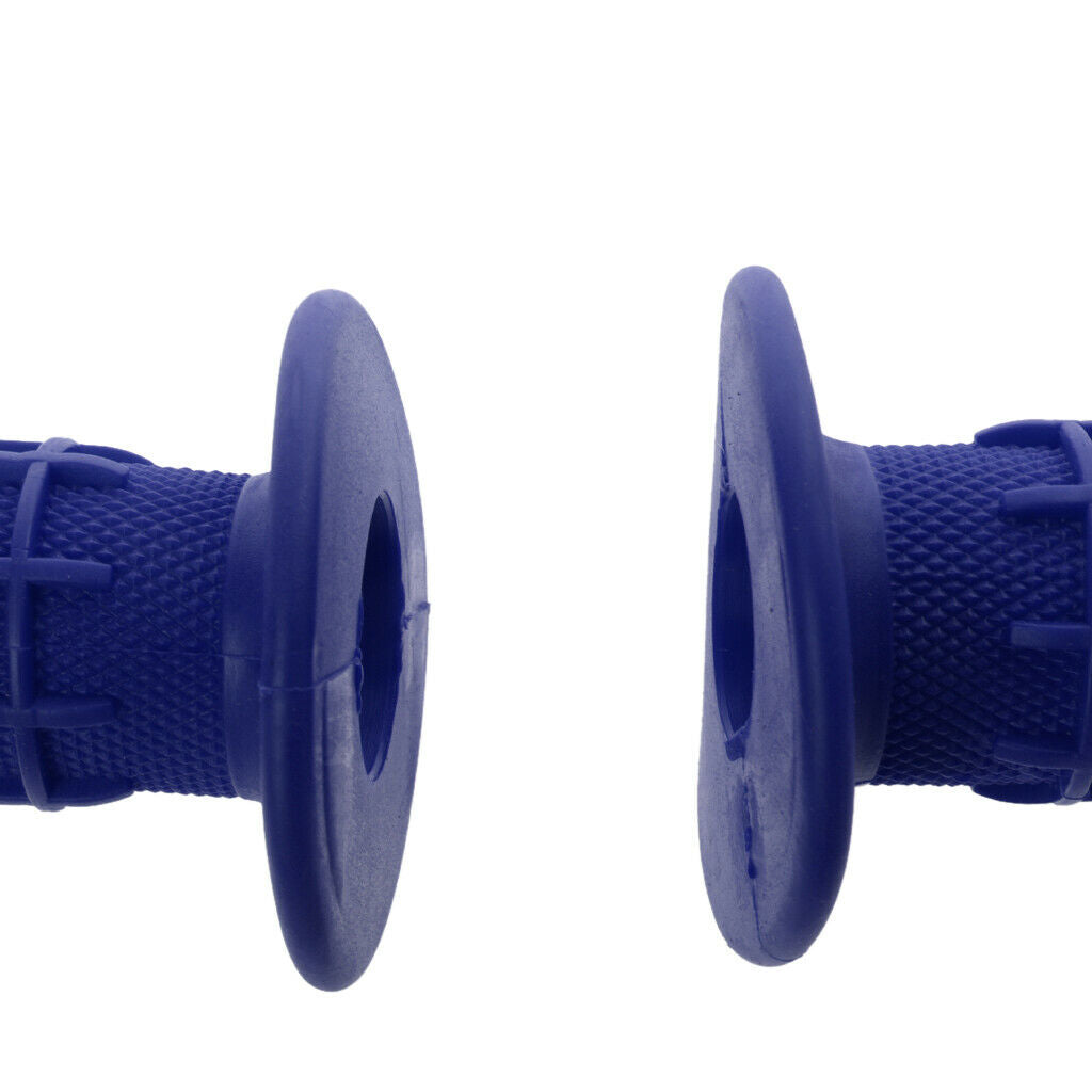 2 Pair 22MM 7/8 '' Motorcycle Dirt Bike ATV Rubber Gel Handlebar Grips