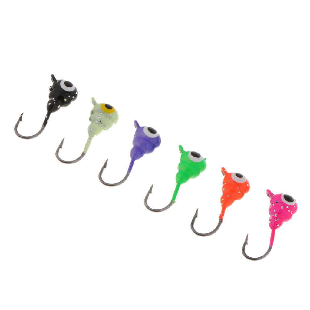 21.7'' Mini Portable Telescopic Ice Fishing Rod + Reel + 100m Line + 6 Ice Jigs