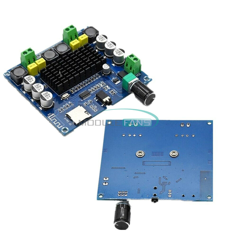 Digital Bluetooth 4.1 Power Amplifier Board TPA3116 TF Card AUX 50W*2 XH-A104