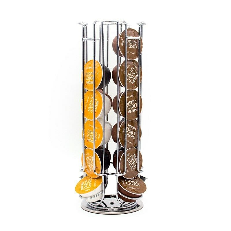 24 Pod Capsule Storage Rotating Coffee Capsule Holder fit for Dolce Gusto BS5