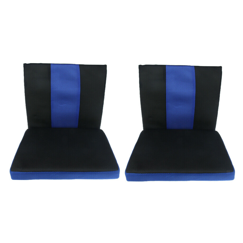 2 Pieces. Black Seat Pad Seat Cushions Cushions Floor Cushions Double Seat
