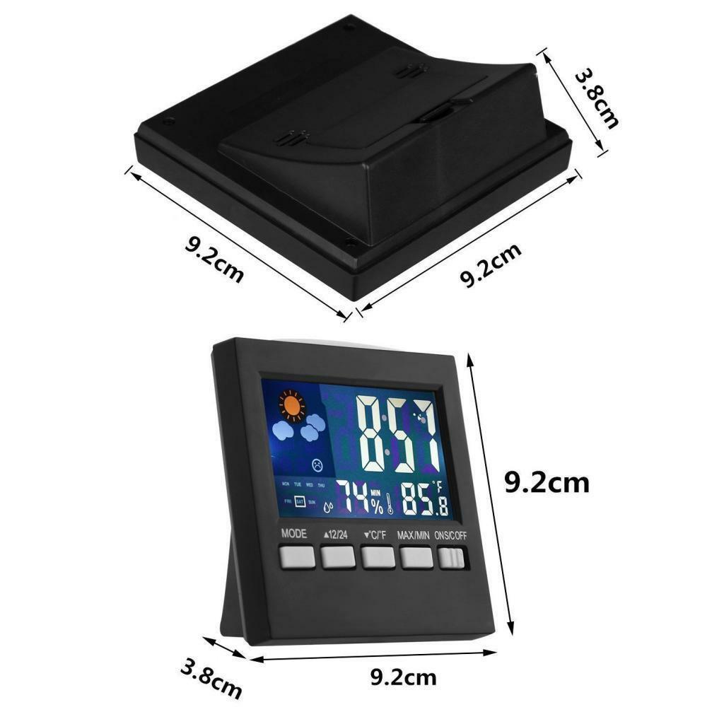 Temperature Humidity Meter Thermometer Hygrometer Voice Control Backlight
