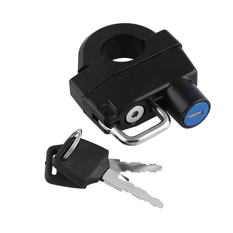 Motorcycle Helmet Lock Durable Security Portable Anti-Theft Key Lock Helmet Lock